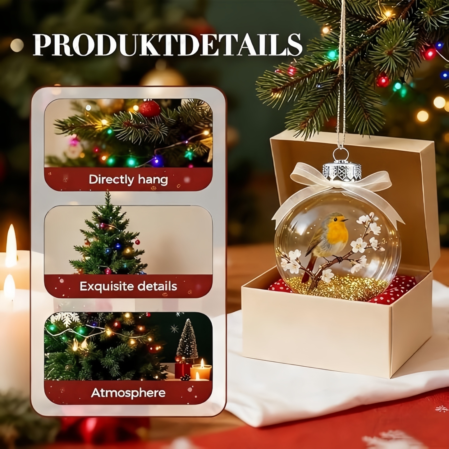 🐢2026 Marine & Forest Life Glass Decoration Collection Crystal Glass Ornament for Xmas Tree Memorial Gifts - Limited Edition 