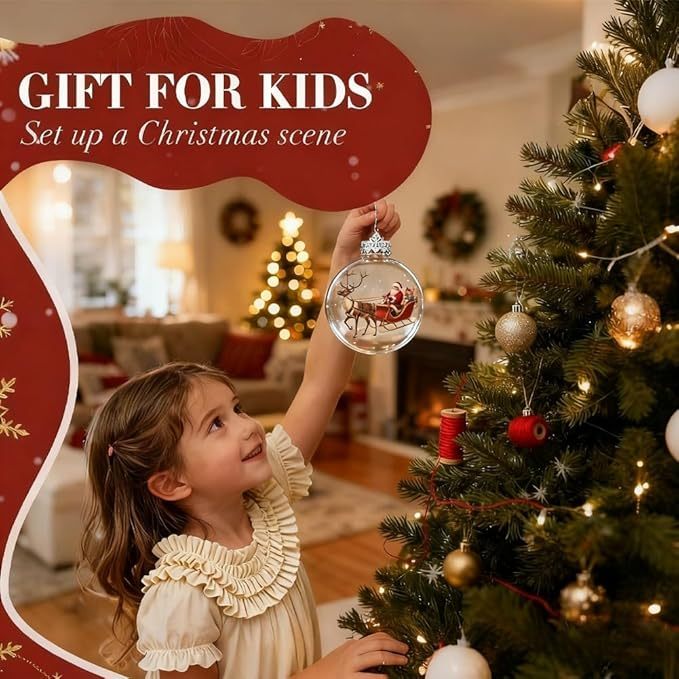 ​​🔥Last Day 49% OFF - Vintage Christmas Scene Bulb Ornaments