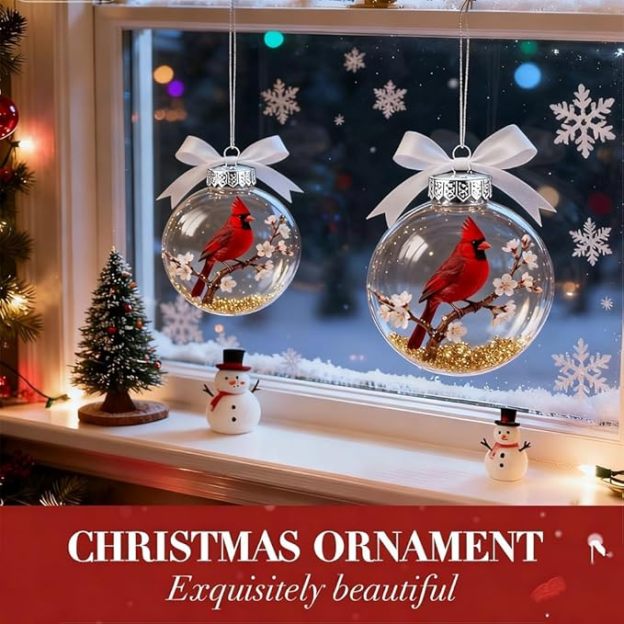 🔥LAST DAY 66% OFF-🐦Nature’s Birds Crystal Glass Ornament Set