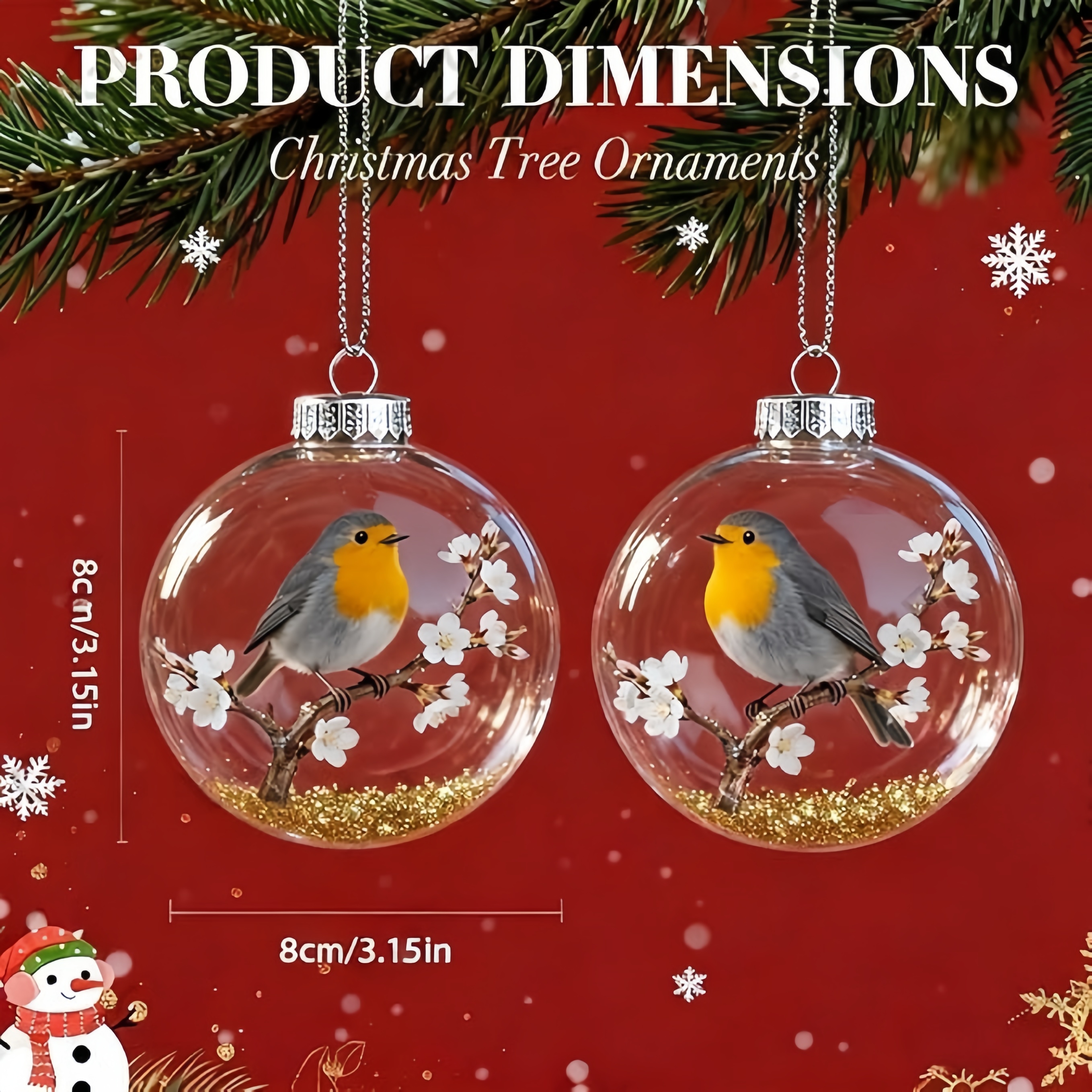 🐢2026 Marine & Forest Life Glass Decoration Collection Crystal Glass Ornament for Xmas Tree Memorial Gifts - Limited Edition 