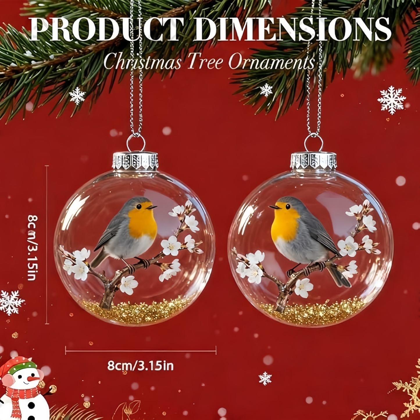 🐢2026 Marine & Forest Life Glass Decoration Collection Crystal Glass Ornament for Xmas Tree Memorial Gifts - Limited Edition 