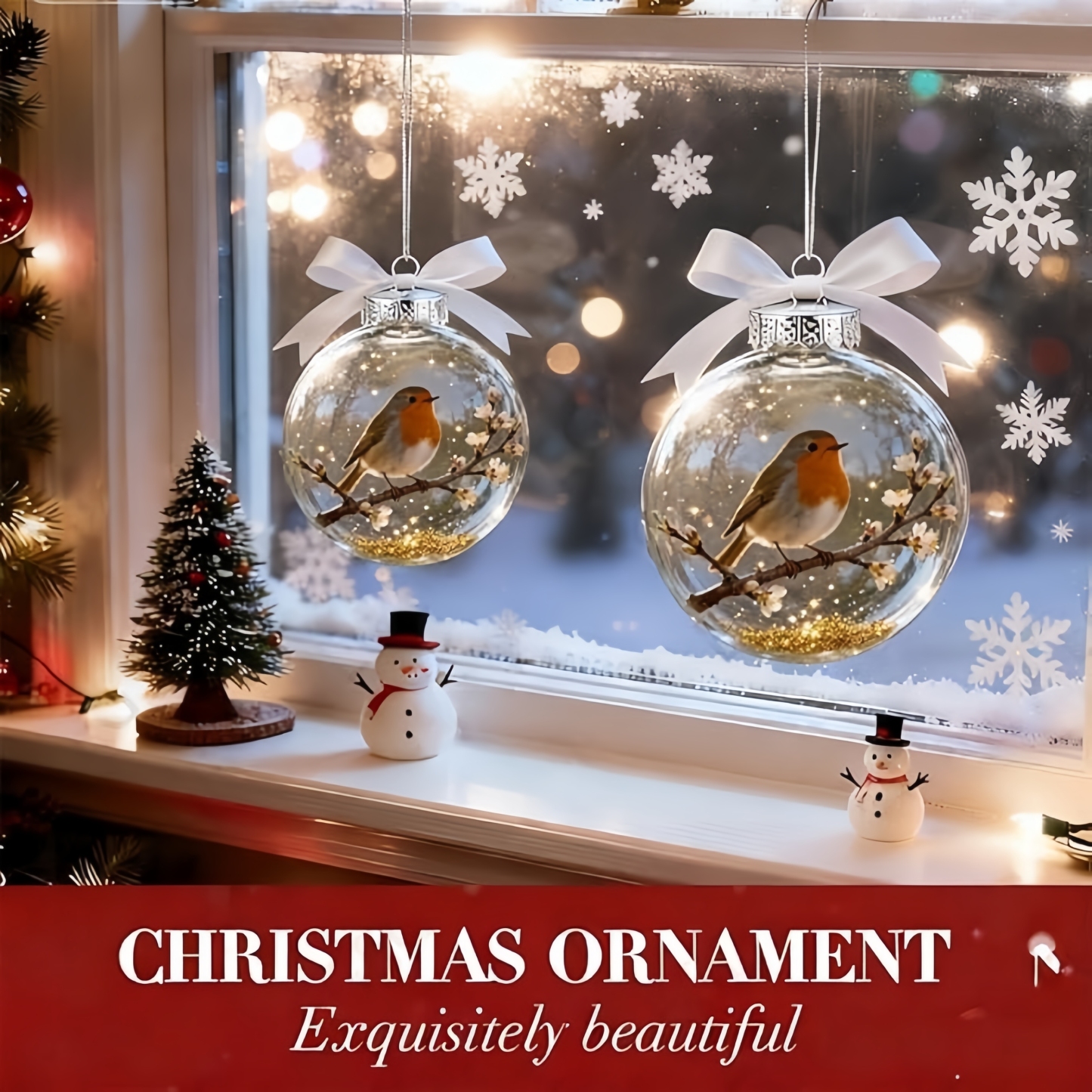 🐢2026 Marine & Forest Life Glass Decoration Collection Crystal Glass Ornament for Xmas Tree Memorial Gifts - Limited Edition 