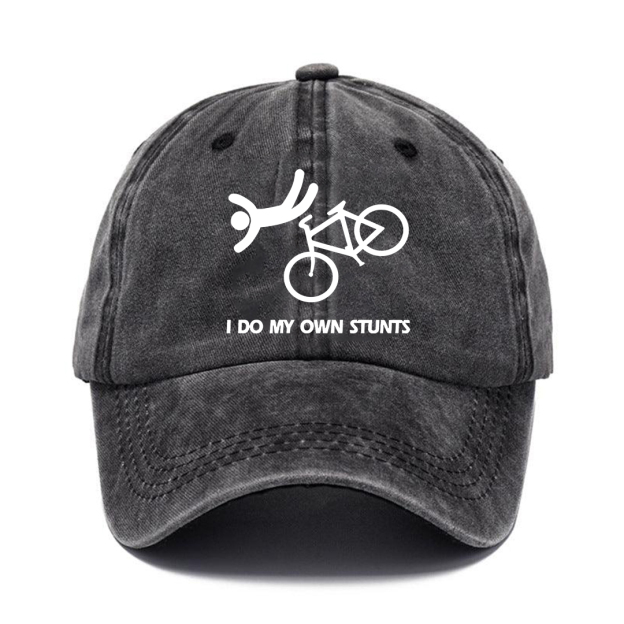 I Do My Own Stunts Hat | Vintage Washed Baseball Cap