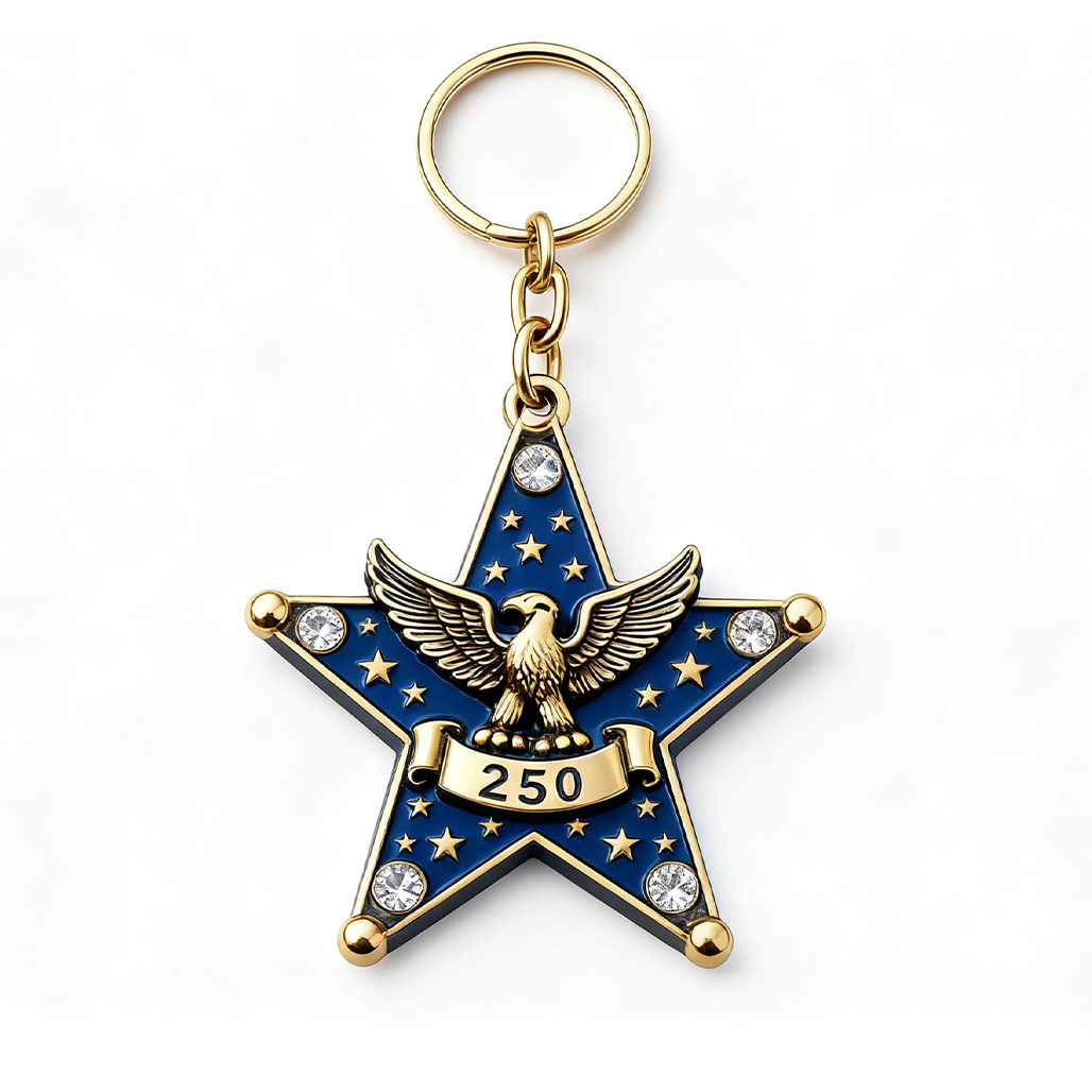 🇺🇸 America 250th Anniversary Keychain (1776–2026)