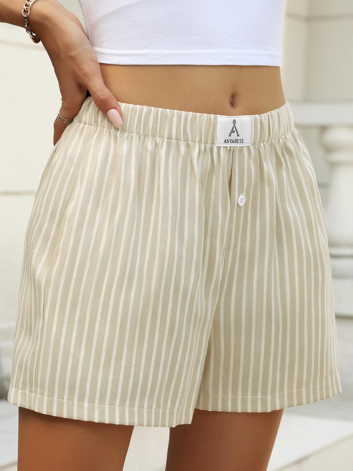 Boxer Shorts for Women Gingham Pajama 2025 Summer Casual Lounge Sleep Plaid Shorts Y2K Beach Bottoms