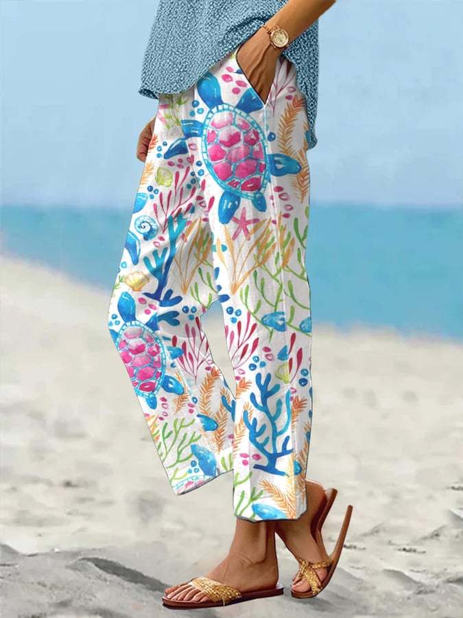 🔥Buy 3 Get 10% Off🔥Women's Beach Vacation Floral Print Loose Casual 