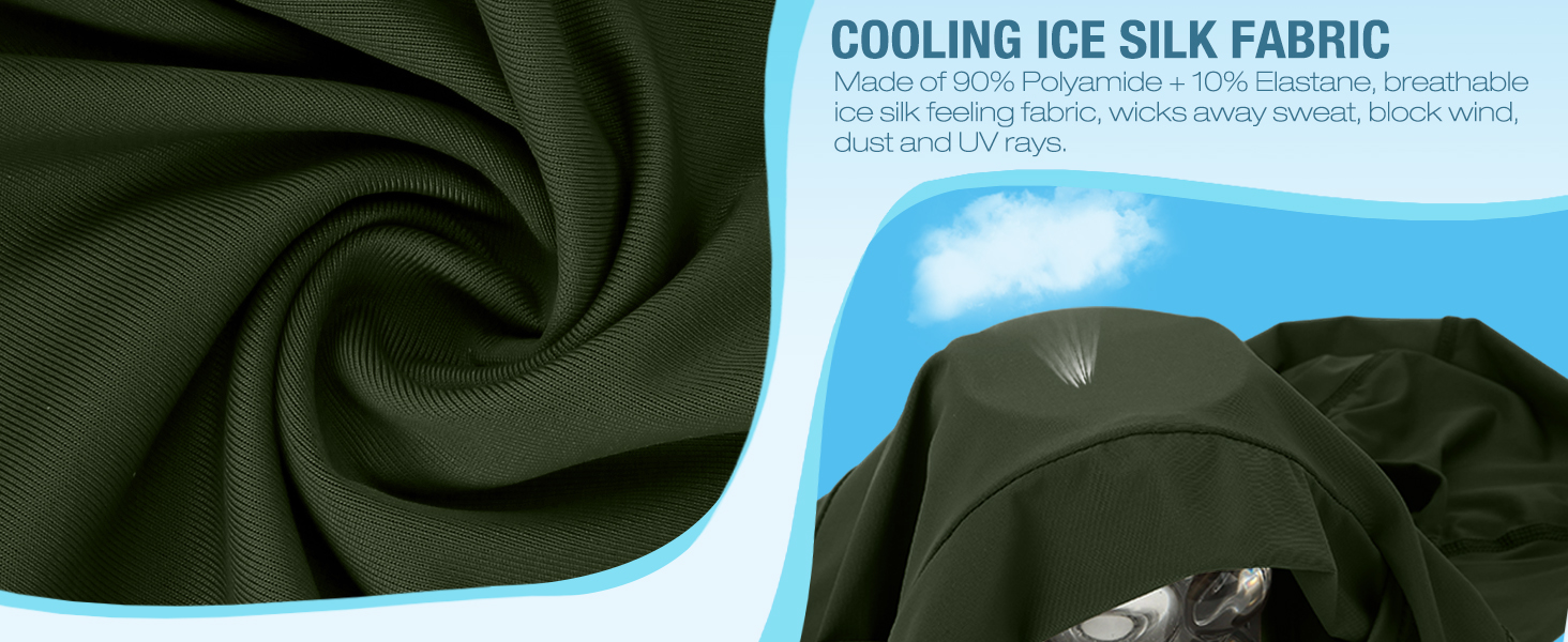 cooling ice silk fabric
