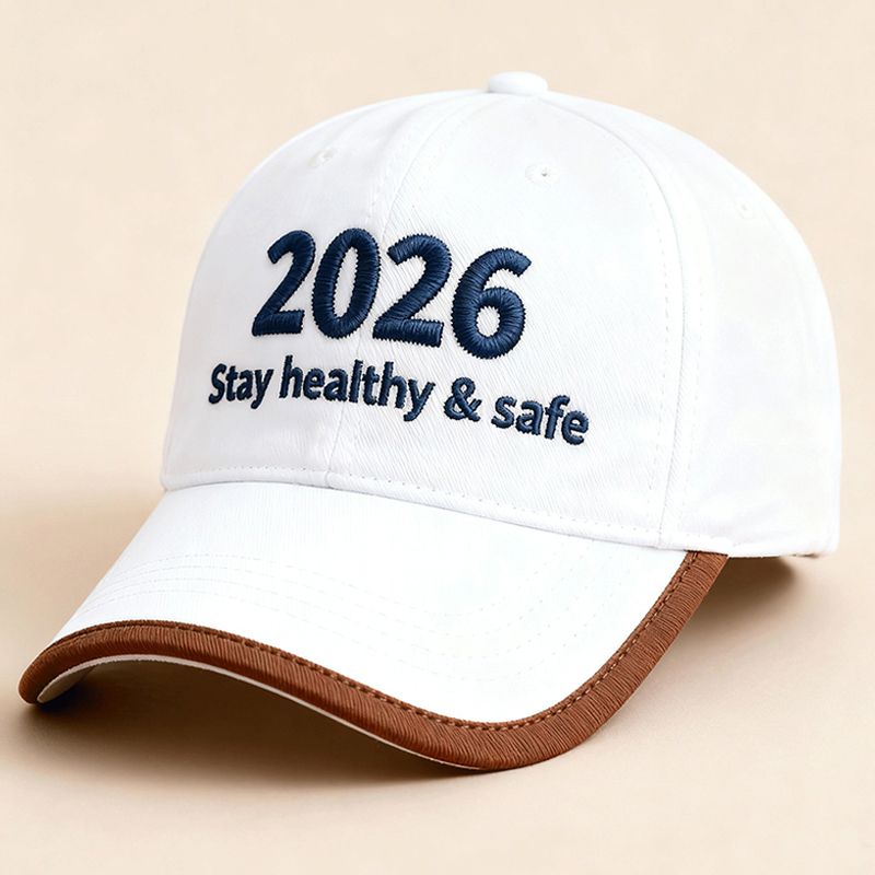 2026 “Stay Healthy & Safe” Embroidered Cap