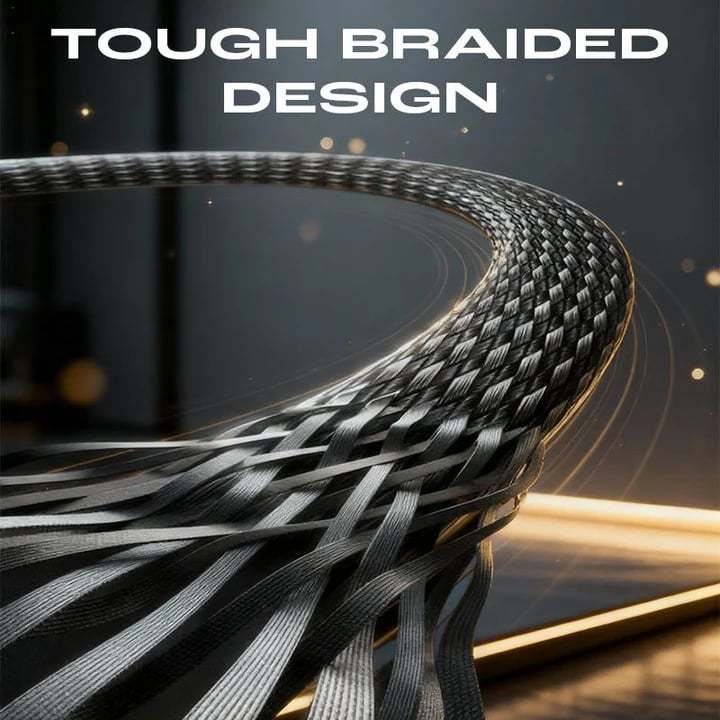 ⚡2-in-1 Invisible Holder Charger Cable – Fast Charging Cord with Built-In Phone Stand