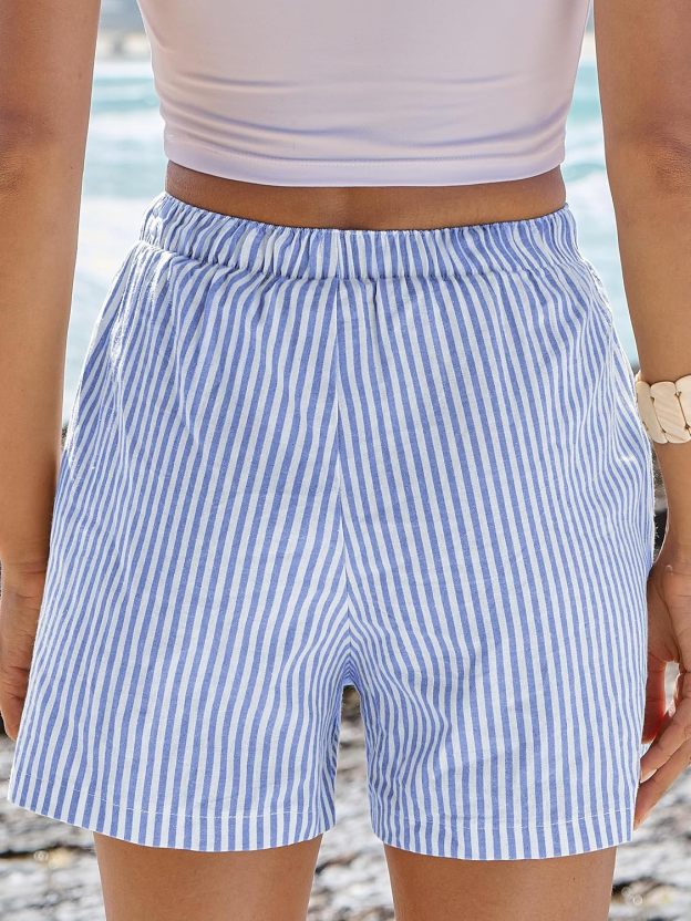 Boxer Shorts for Women Gingham Pajama 2025 Summer Casual Lounge Sleep Plaid Shorts Y2K Beach Bottoms