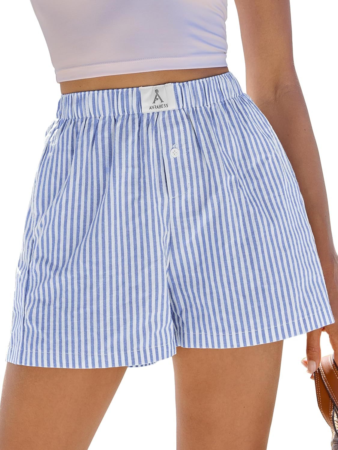 Boxer Shorts for Women Gingham Pajama 2025 Summer Casual Lounge Sleep Plaid Shorts Y2K Beach Bottoms