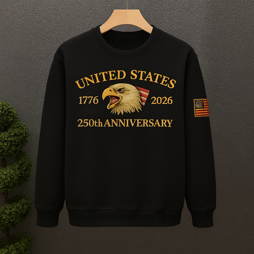 🦅🇺🇸 United States 250th Anniversary Commemorative Sweatshirt