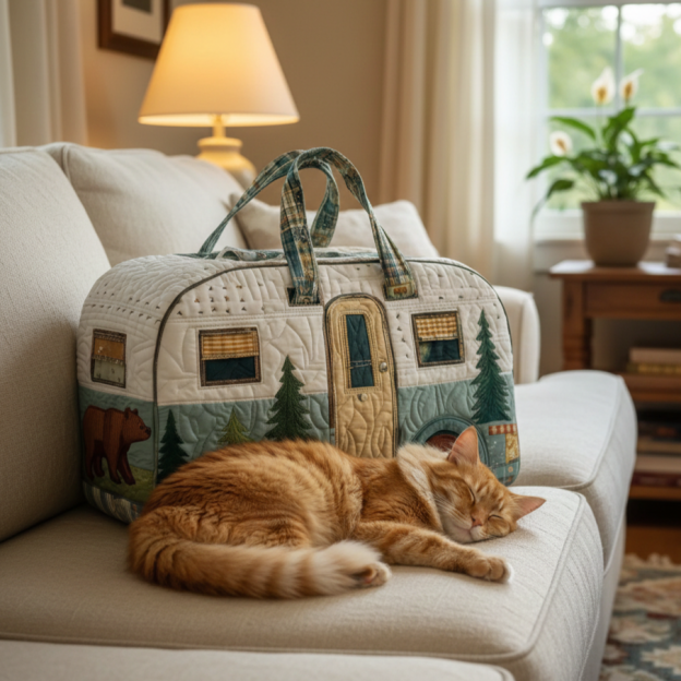 Camper Quilted Duffle Bag GFTOTP16154