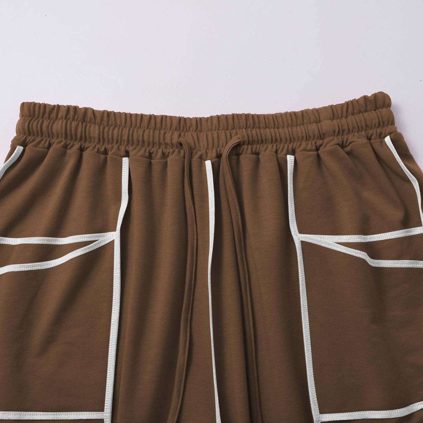 Loose and casual summer drawstring-waist wide-leg casual sweatpants