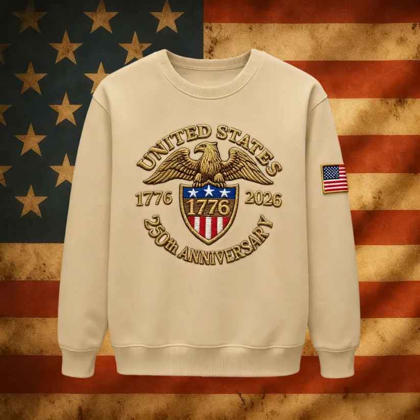 🦅🇺🇸 United States 250th Anniversary Commemorative Sweatshirt
