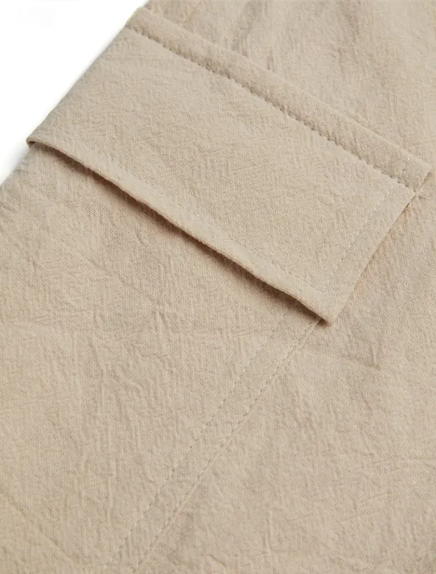 🔥 50% OFF! Men’s 2‑Pocket Linen Shorts — Beach Ready! 🌴