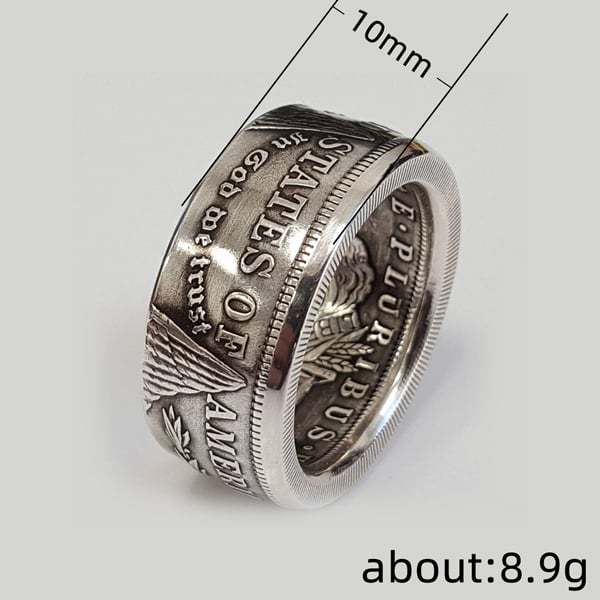 🎁1921 Classic Morgan Dollar Coin Ring