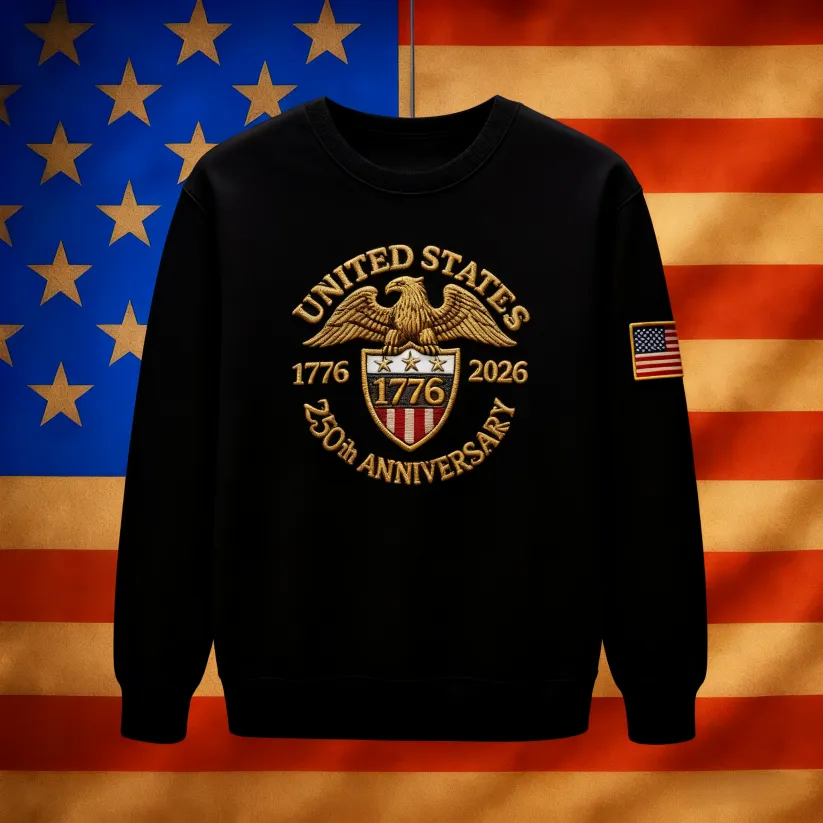 🦅🇺🇸 United States 250th Anniversary Commemorative Sweatshirt