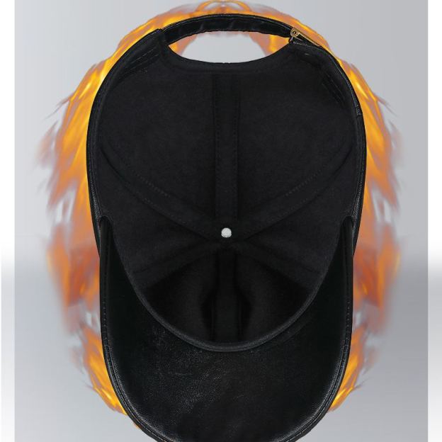 🔥Men's/Women's Outdoor Adjustable Warm PU Fashion Genuine Leather Hat