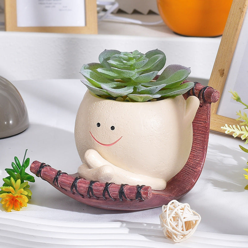 💝Playful Round Planter