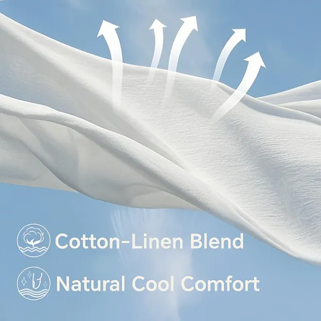 Women's V-Neck Cotton Linen Two-Piece Long Sleeve Set