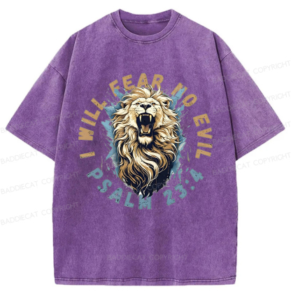 Baddiecat Lion of Judah Washed T-shirt