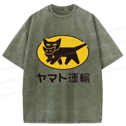 Baddiecat Yamato Transport Washed T-shirt