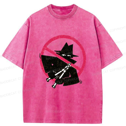 Baddiecat Intruder Washed T-shirt