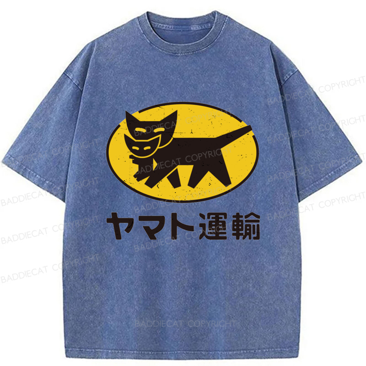Baddiecat Yamato Transport Washed T-shirt