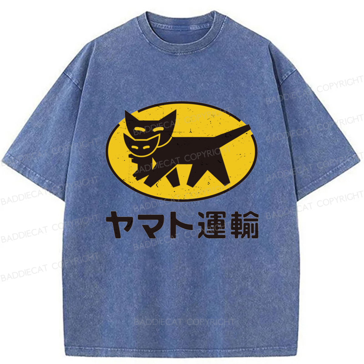 Baddiecat Yamato Transport Washed T-shirt