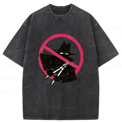 Baddiecat Intruder Washed T-shirt