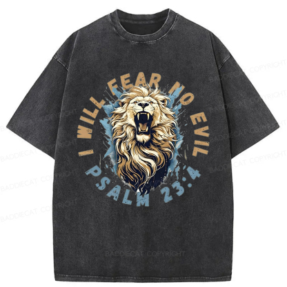 Baddiecat Lion of Judah Washed T-shirt