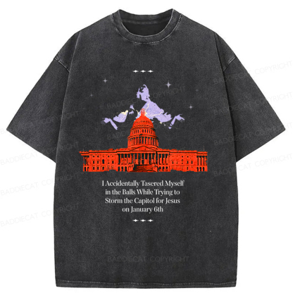 Baddiecat Love Jesus Washed T-shirt