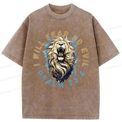 Baddiecat Lion of Judah Washed T-shirt