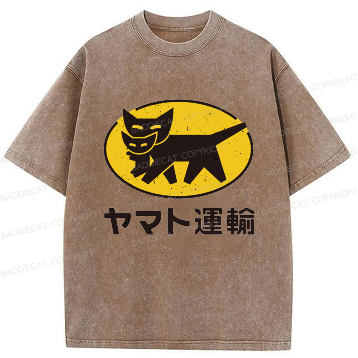 Baddiecat Yamato Transport Washed T-shirt