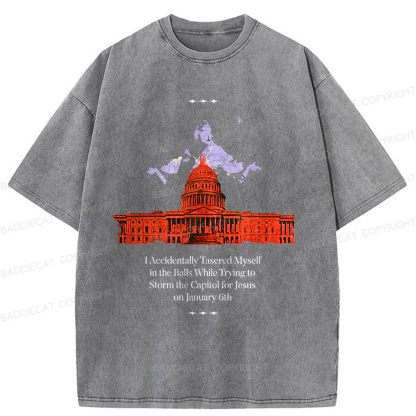 Baddiecat Love Jesus Washed T-shirt