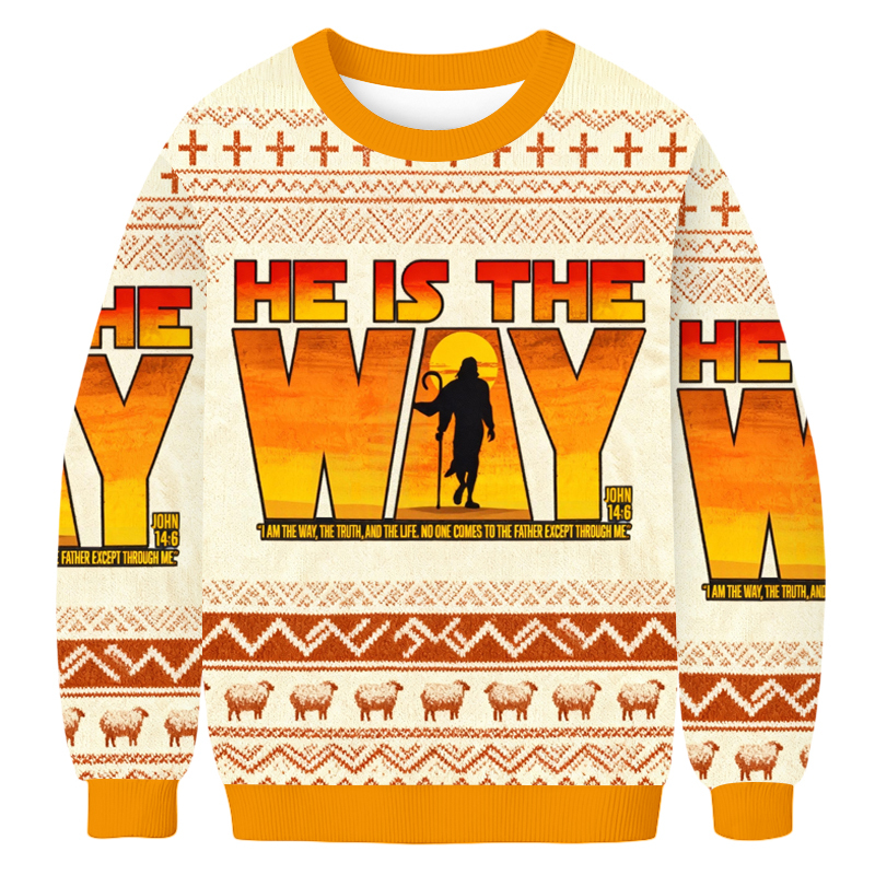 Baddiecat Jesus Is The Way Ugly Sweatshirt