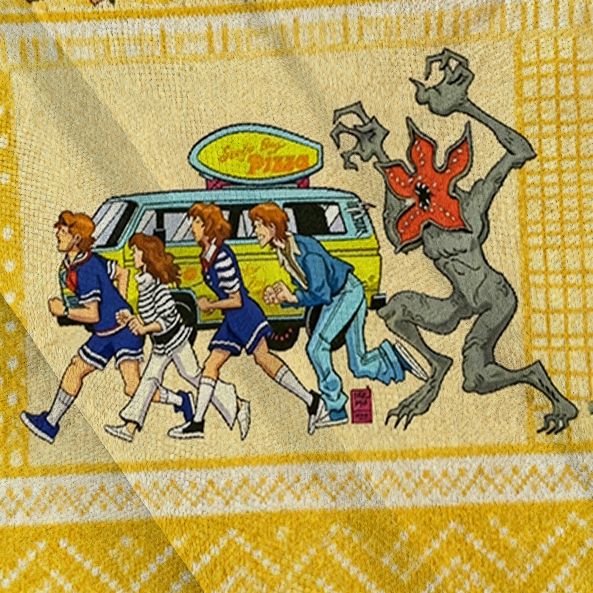 Baddiecat Stranger Things Ugly Sweatshirt