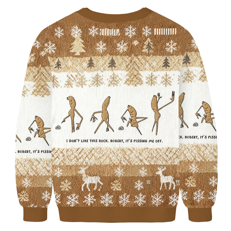Baddiecat Marcus The Worm Meme Christmas Ugly Sweatshirt