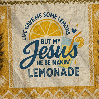 Baddiecat Life Gave Me Some Lemons But My Jesus He Be Makin' Lemonade Ugly Sweatshirt
