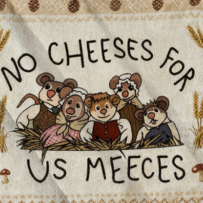 Baddiecat No Cheeses For Us Meeces Ugly Sweatshirt