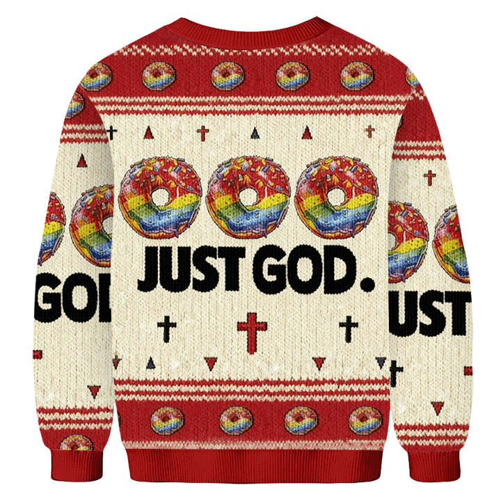 Baddiecat Donut Just God Ugly Sweatshirt