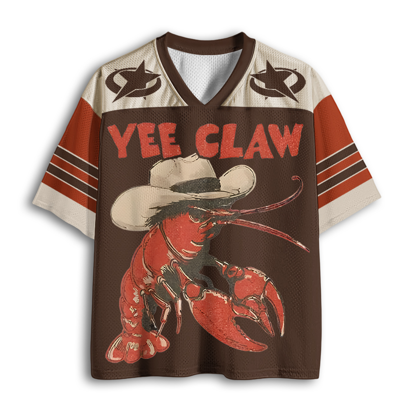 Baddiecat Lobster Cowboy Mesh Jersey