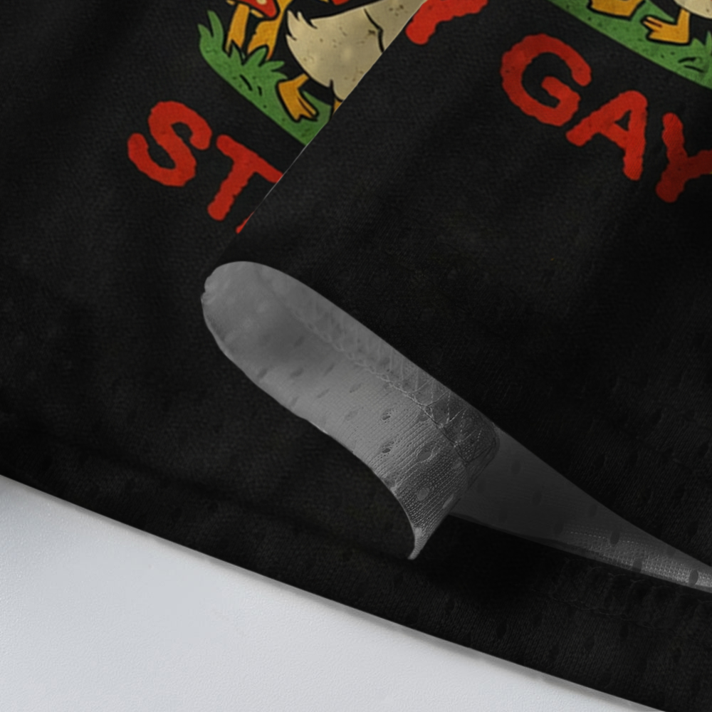 Baddiecat Stay Silly Stay Gay Mesh Jersey