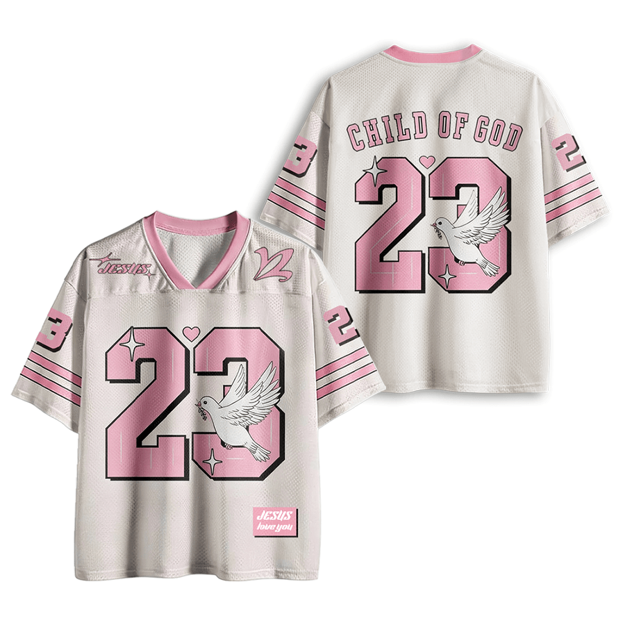 Baddiecat Jesus Christian Faith Mesh Jersey