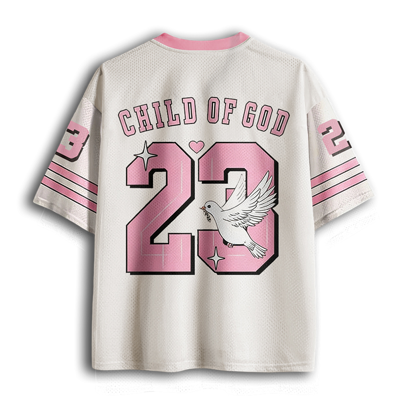 Baddiecat Jesus Christian Faith Mesh Jersey