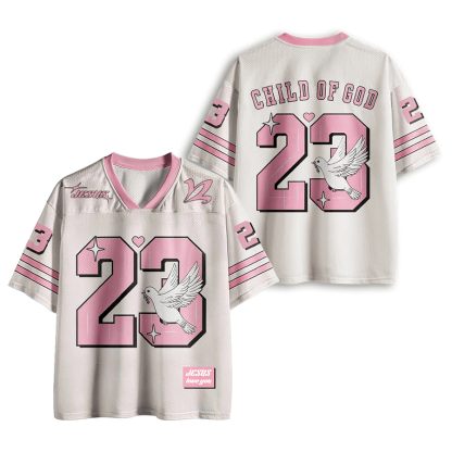 Baddiecat Jesus Christian Faith Mesh Jersey