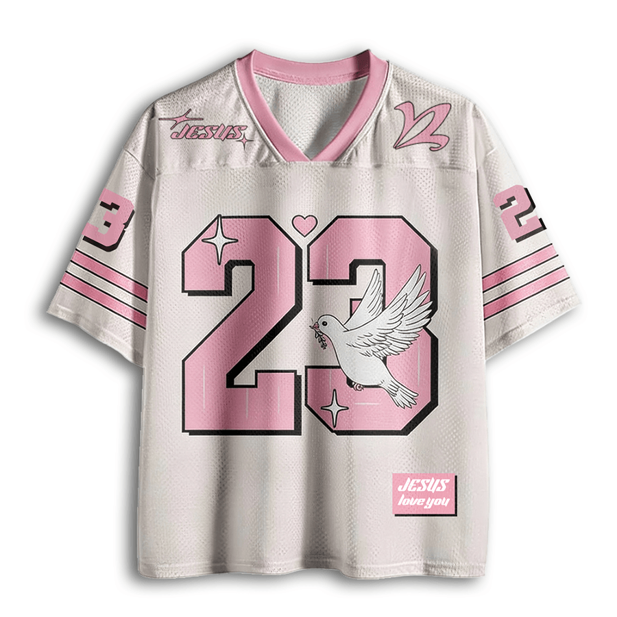 Baddiecat Jesus Christian Faith Mesh Jersey