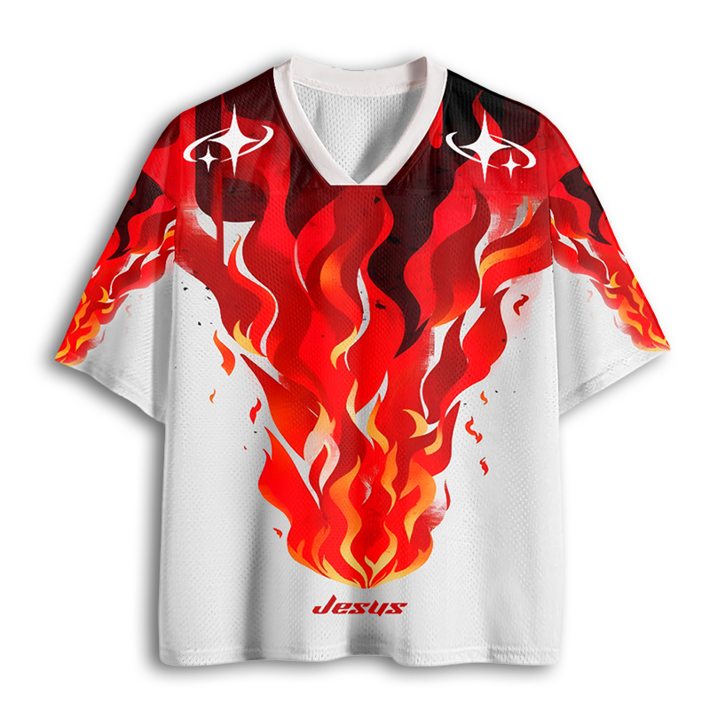Baddiecat Jesus Christian Faith Mesh Jersey