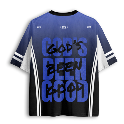 Baddiecat God's Been Good Christian Faith Mesh Jersey